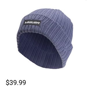 Bauer Hockey Knit Hat in Blue